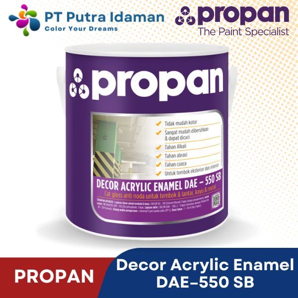 Propan Decor Acrylic Enamel DAE–550 SB