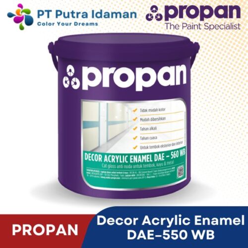 Propan Decor Acrylic Enamel DAE–550 WB
