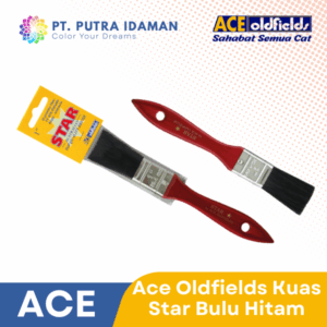 Ace Oldfields Kuas Star Bulu Hitam